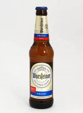 沃斯坦（warsteiner）无醇啤酒330ml*24瓶装德国原装 低酒精无醇