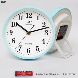 挂表客厅静音自动家用钟表轻奢对波网红挂钟电钟时钟挂墙时时尚