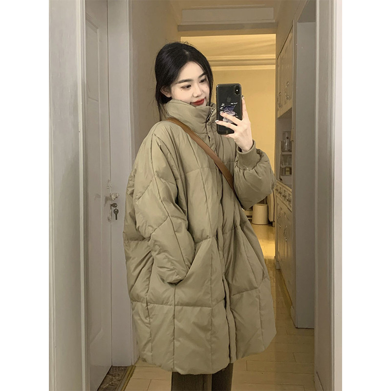 卡其色棉袄女冬季新款202