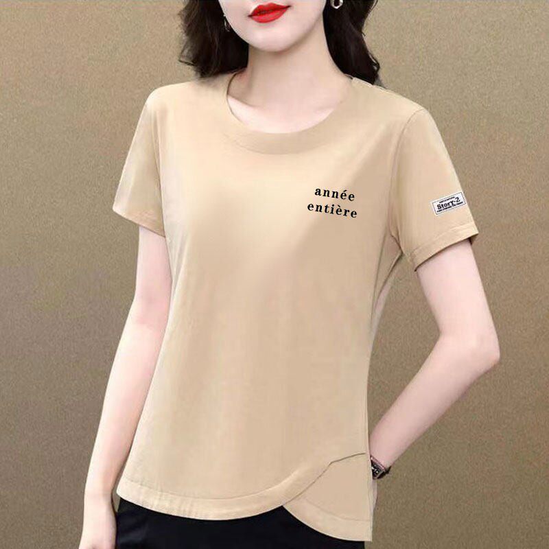 纯棉短袖韩版T恤女时尚潮流