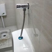 小便器冲水手按式 厕所关小冲洗门延时按压