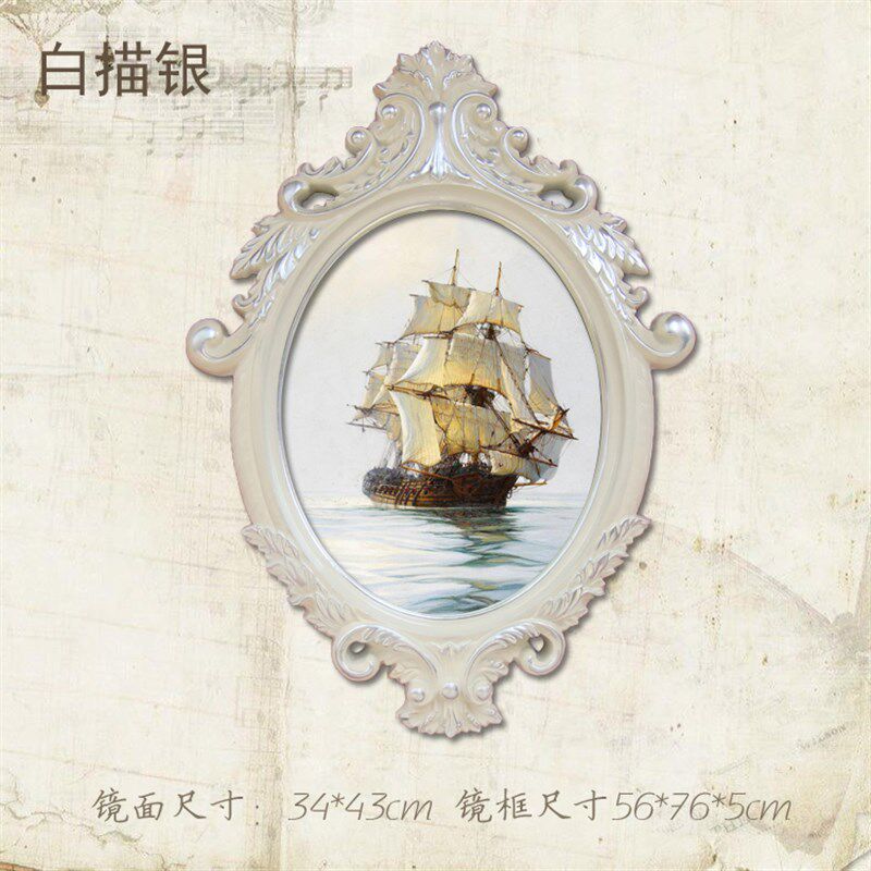 欧式油画框挂墙大相框结婚照影楼婚纱照制作客厅卧室复古壁挂像框
