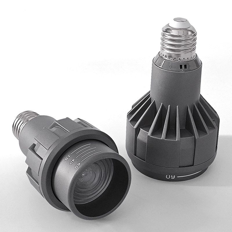 调焦聚光变焦防眩射灯led餐饮吊灯火锅店专用螺口E27灯泡超亮