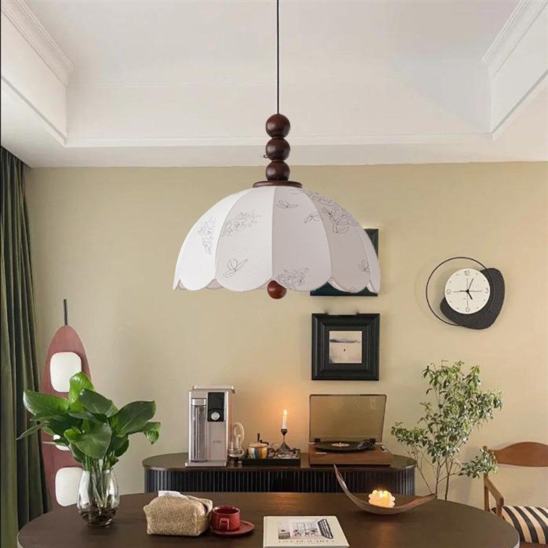 法式南洋风中古吊灯大气古典民国书房灯岛台单头吊灯布艺,家装灯饰光源,餐厅吊灯,淘宝优惠券,粉丝福利购,淘宝优惠卷