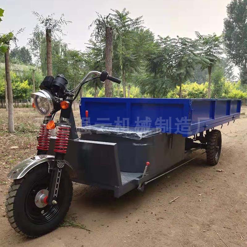 米养殖电动拉货三轮车水农用搬运自卸车载重工地大功率工程