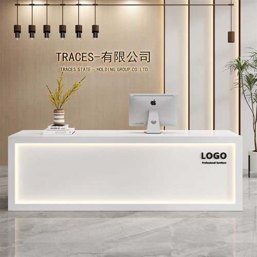 吧台收银台服店院奶茶店店铺小型柜台桌公司烤漆前台接待台
