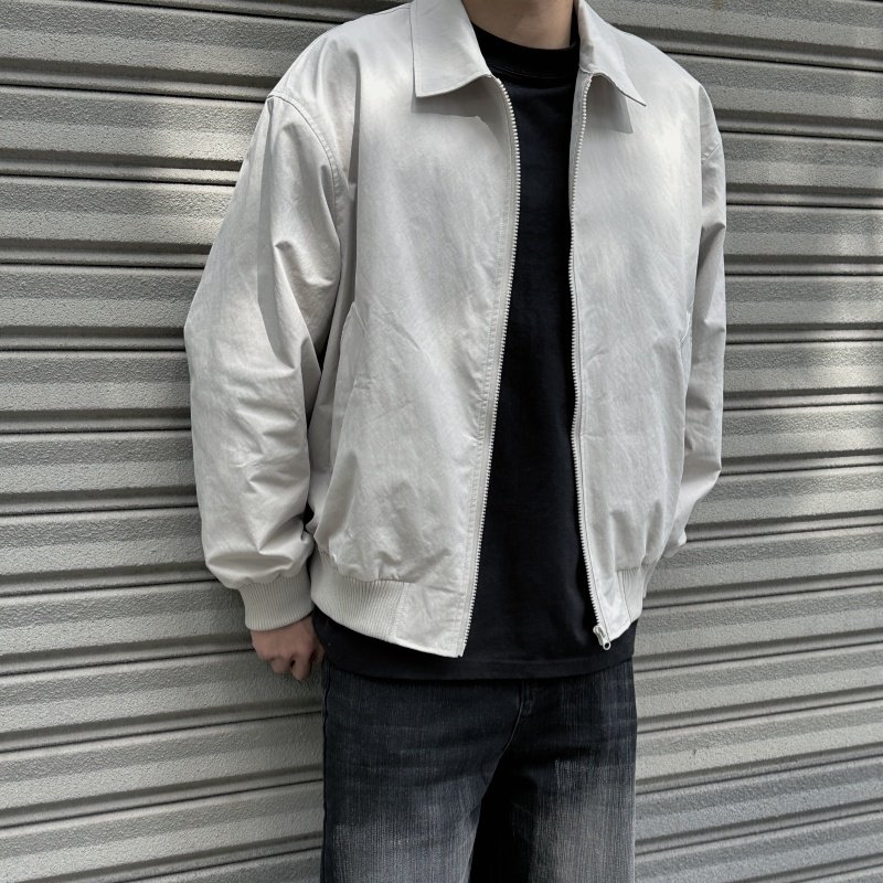 Nosiop美式复古工装夹克男女同款春秋季中性宽松休闲外套日系复