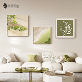 新款 奶油风小新客厅装 饰画沙发背景墙挂画艺术玄关壁画