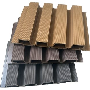 塑木长城板庭院露台围栏栅栏公园栈道护栏木塑外墙板园防腐地板