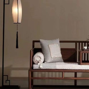 乌金木新罗汉床沙发茶桌椅小户型客厅改良实木超大贵妃榻