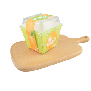 鲜柠萌糕包装纸盒柠檬豆乳牛油果乳酸菌吐司面包西点烘焙盒子