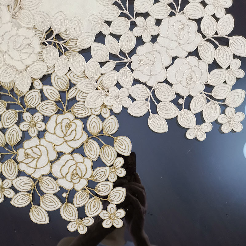 中式欧式布艺绣花桌布茶几巾桌旗桌垫镂空盖巾餐垫餐桌桌垫桌旗