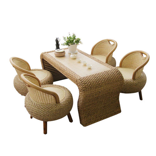 藤编茶几现代小户型藤椅茶桌长方形阳台地台榻榻小茶几