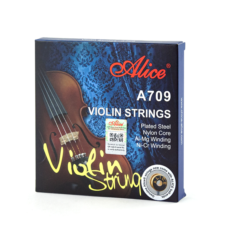 lice爱丽丝9演奏级小提琴弦尼龙小提琴弦铝镁缠弦送一1弦