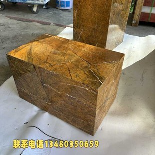 客厅玄关酒店会所展示落地柜啡大理石雕塑软装工艺品底座