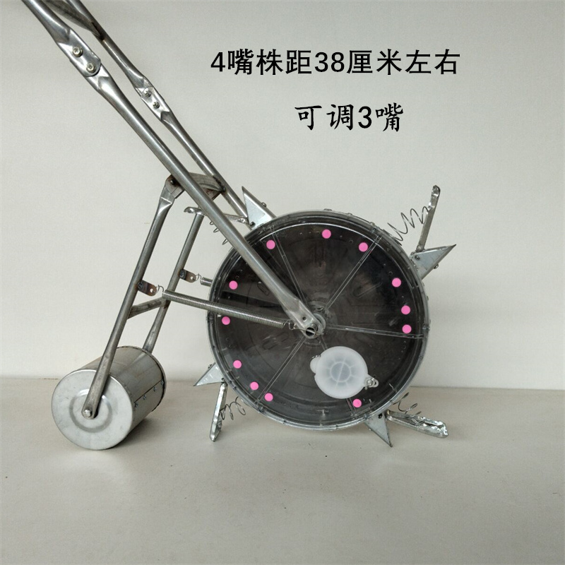 蔬菜白菜油菜罗卜药材谷子黍子小型手推多功能农用穴位精点播种机