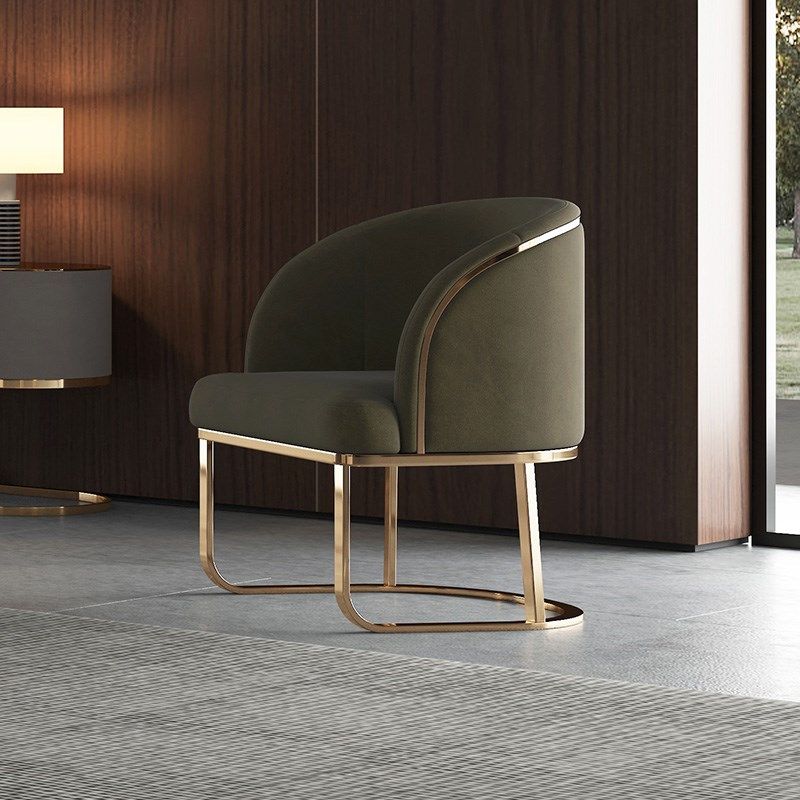 木子鱼设计师休闲会客椅级金属感别墅客厅家用单人沙发椅,住宅家具,沙发椅,淘宝优惠券,粉丝福利购,淘宝优惠卷