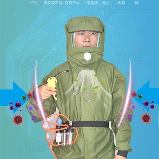打沙 防尘 喷漆面罩 全头罩 化工防护服 鑫励供气式 呼吸器 防毒