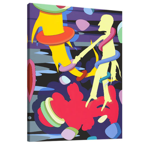 现代软设计公司饰画酒店会所样板房画挂画前卫框画