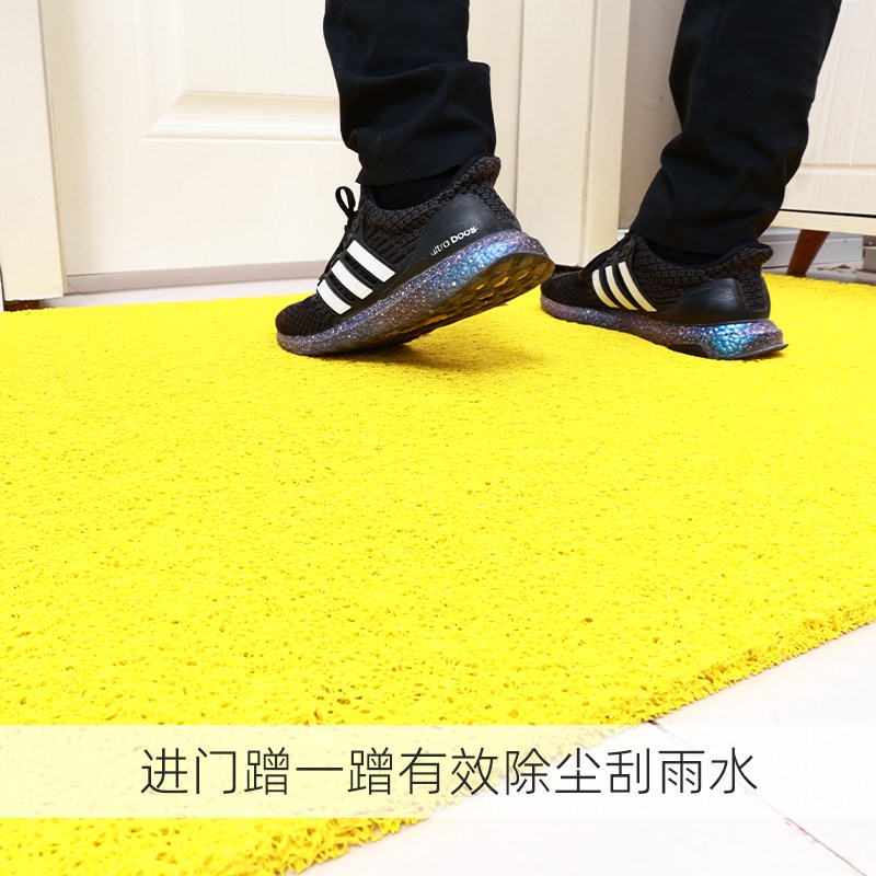 防溅雨水垫无底镂空丝圈地垫透水防水浴室防滑垫地毯门垫进门入户