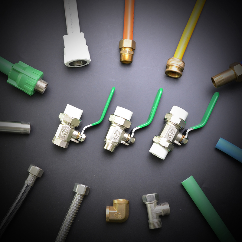 分PPR头活接铜球单内丝单外丝球热熔水管管件开关门2