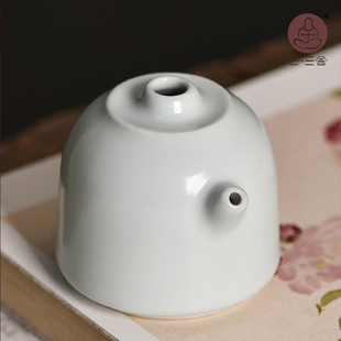 合三舍 青瓷水滴砚滴陶瓷书法滴壶砚台加水滴水磨墨墨条专用研墨