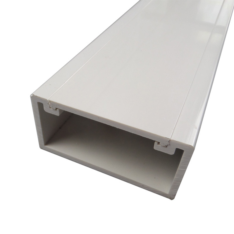 特厚100*50mmPVC明装线槽塑料桥架工程用5mm厚电线明线线槽板