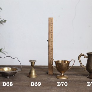 器西洋旧物古董美食静物摄影家居装饰黄铜二店道具铺