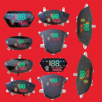 电动车仪表正负控通用一线通液晶LD支持蓝德改装显示器仪表盘