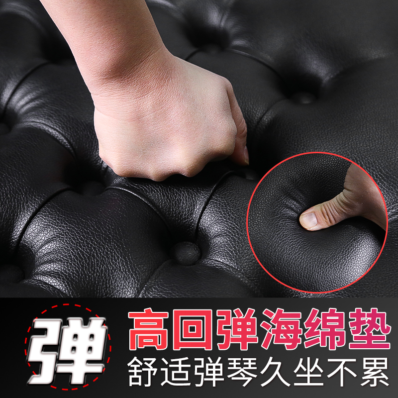 多实木单人马蹄腿钢琴凳儿童可升降电钢琴凳带书谱箱琴凳