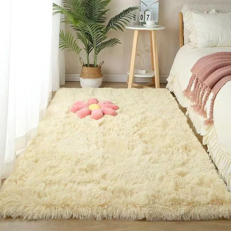 地毯卧室床边地毯in女孩房间卧室满铺毯客厅茶几地垫阳台飘窗毯