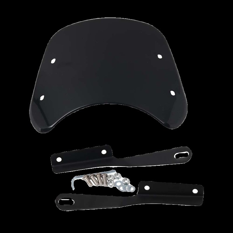 适用无极0AC复古挡风玻璃隆鑫300 5AC防风前挡板屏玻璃改装件