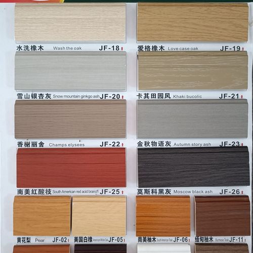 家用多层实木踢脚线 三层地板免漆地脚线纹色夹板基材m