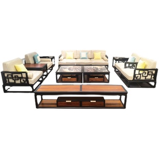 东方荟江南别院新刺猬紫檀红木关亦沙发苏梨别墅客厅沙发家具