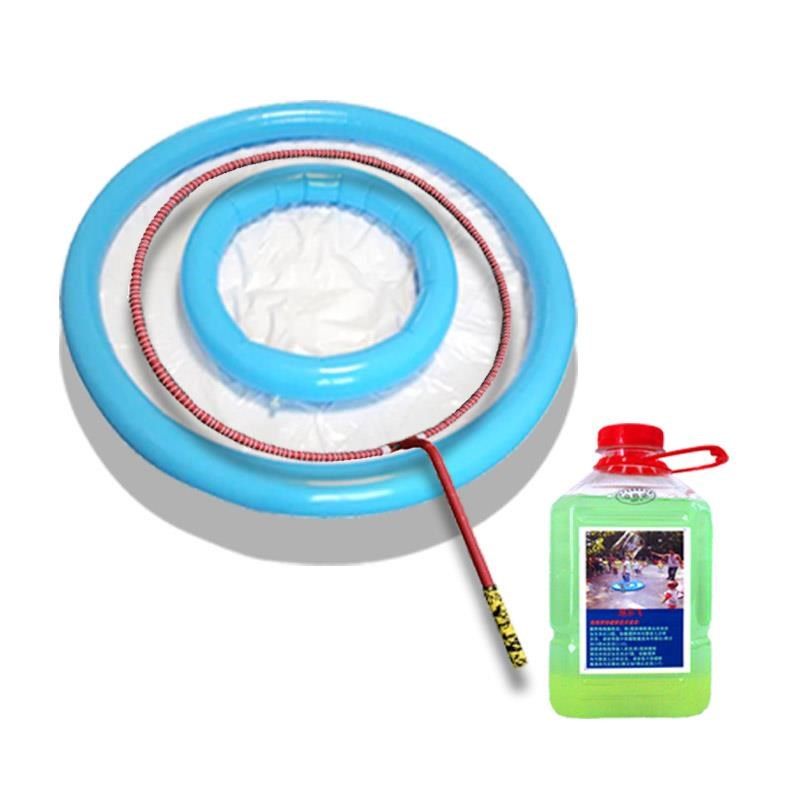 泡泡秀人道具充气盆工具新款摄影表演大号儿童吹棒