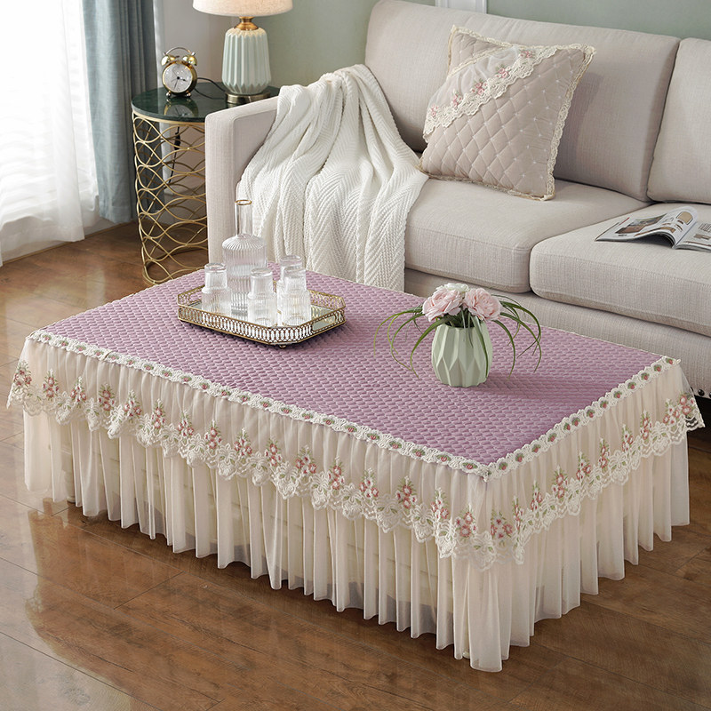 防滑茶几桌布长方形客厅家用餐桌布茶几垫电视柜床头柜盖巾罩,居家布艺,桌布,淘宝优惠券,粉丝福利购,淘宝优惠卷