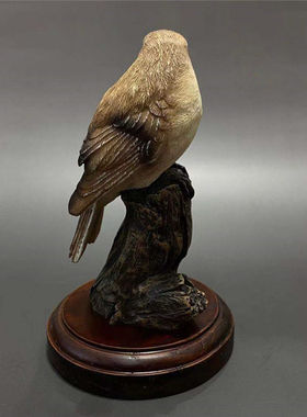 树脂工艺品鸟类麻鸟园庭院客厅装饰乔迁新居业礼品