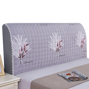 夹棉加厚床头罩布艺床头欧式全包软包保护防尘罩现代保护