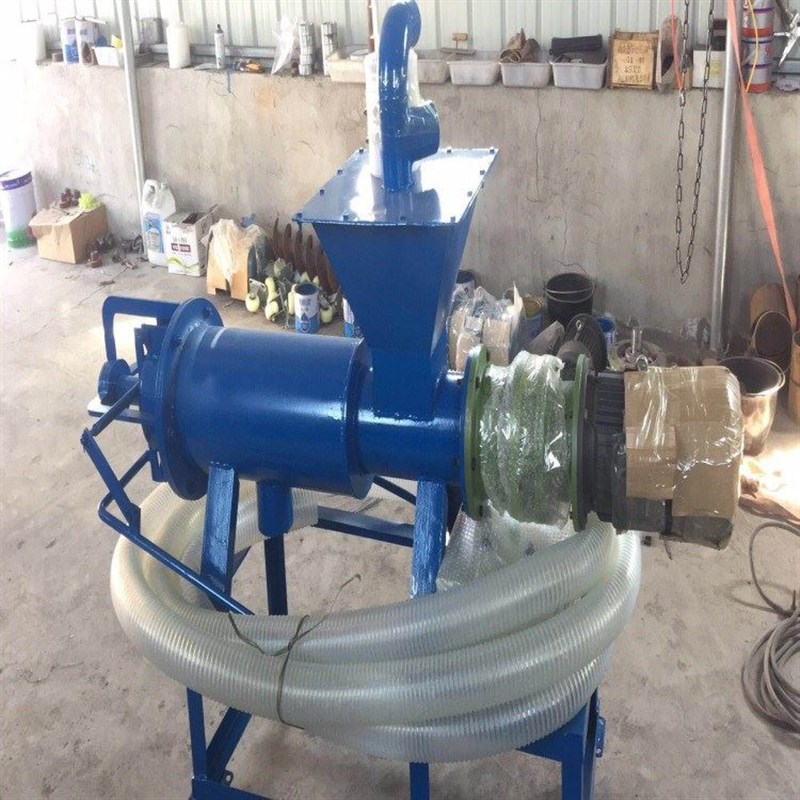 粪便分离机动物粪便干湿分离器螺旋挤压式固液分离机猪粪脱水机