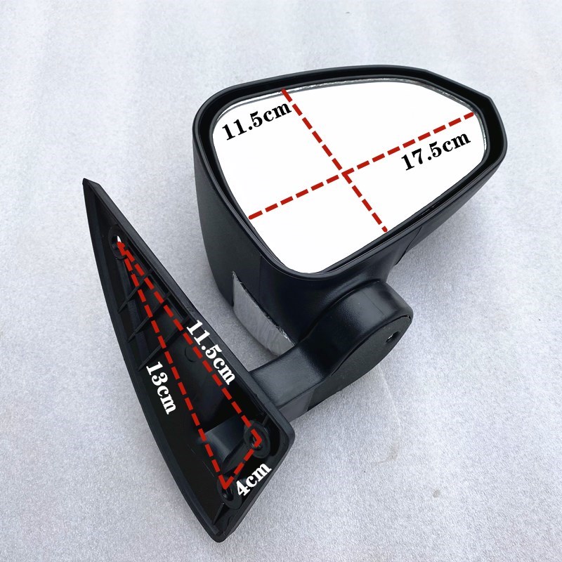 全封闭全篷电动三轮车反光镜海宝金迪电动四轮车阳光倒车镜后视镜