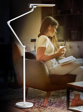 原9元!出口超亮9显色阅读落地灯无级调节灯头手势感应关