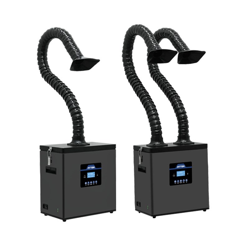 安泰信ST1101D双头数显ST1202D烙铁焊接工位烟雾过滤器空气净化仪