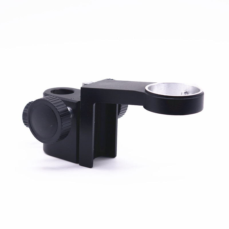 0745显微镜调焦支架 金属升降调焦机构 50MM直径10A显微镜头托架