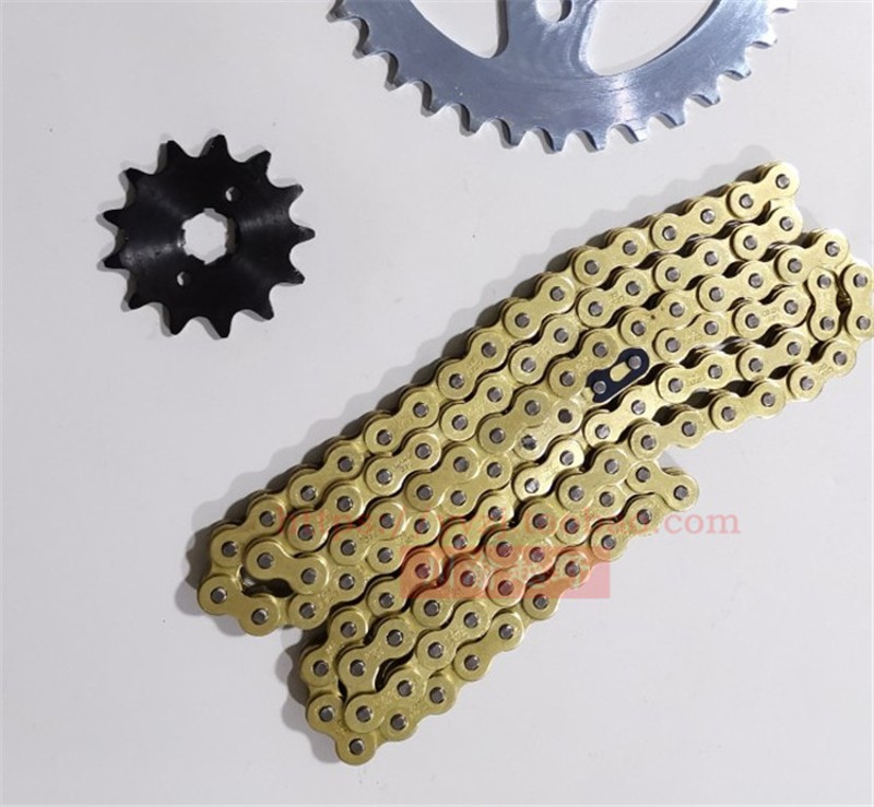 波速尔猎豹猎鹰猎户猎兔链盘大小飞牙盘52链有金色加厚链条选