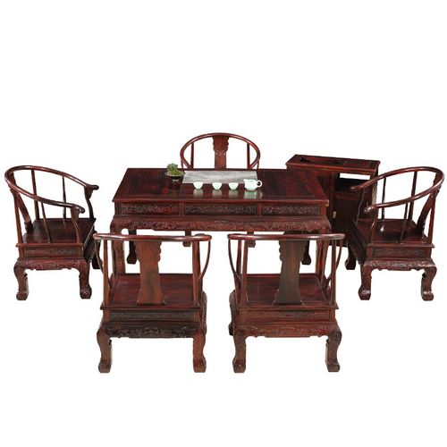 祥蕴阁红木家具印尼黑酸枝木茶台阔叶黄檀中式古典功夫茶桌