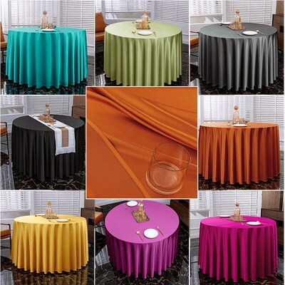 华贵酒店大圆桌桌布艺台布饭店餐桌欧式布桌布圆形圆桌布