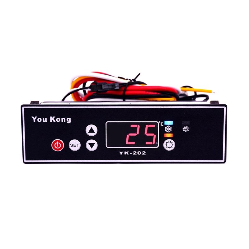 智能电子数显温度控制仪风冷柜精准全自动商用温控器配线