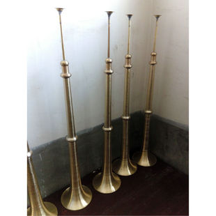 大汉号 开路 伸缩号唢呐黄铜专业音色红白喜事 定制长号 民族长号