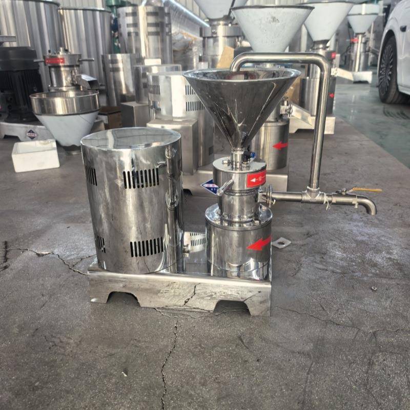 中药膏化工料研磨机花生芝麻辣椒酱研磨机生姜杏仁豆渣胶体磨