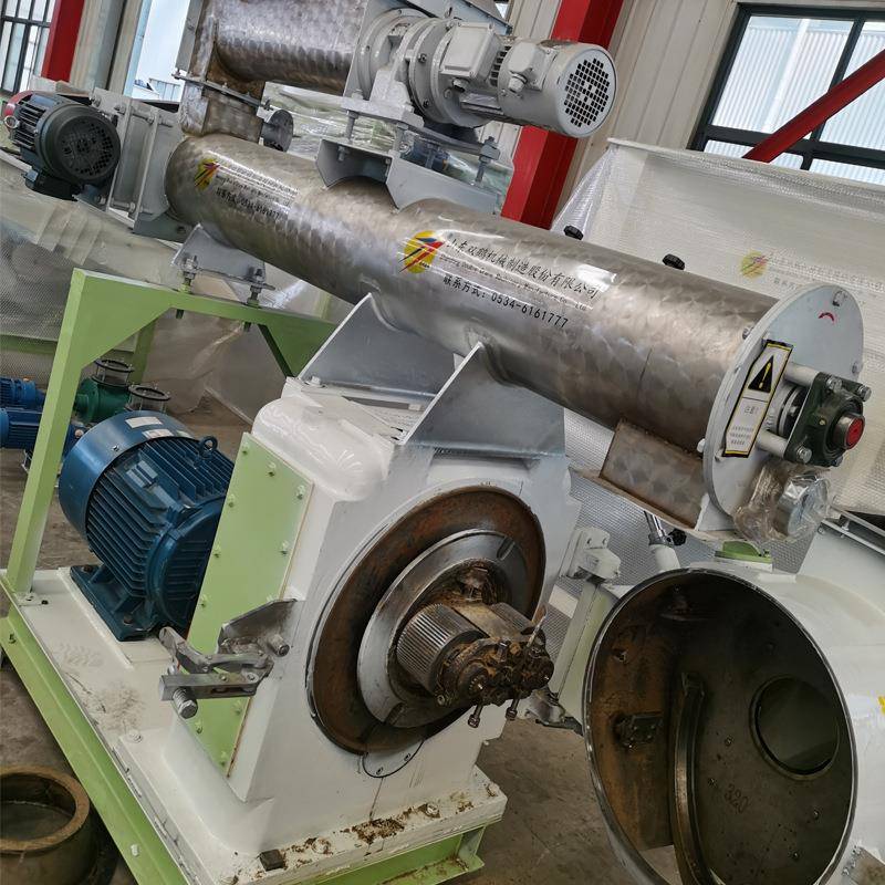 谷物饲料机源头厂家250环模颗粒机玉米豆粕粮食饲料颗粒设备